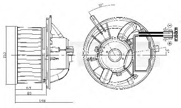 Ventilator, habitaclu