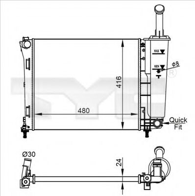 Radiator, racire motor