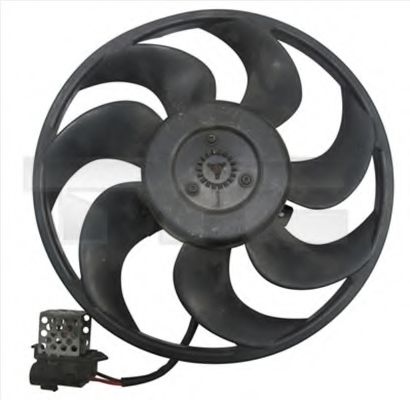 825-0024 Ventilator, radiator TYC 