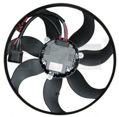837-1011 Ventilator, radiator TYC 