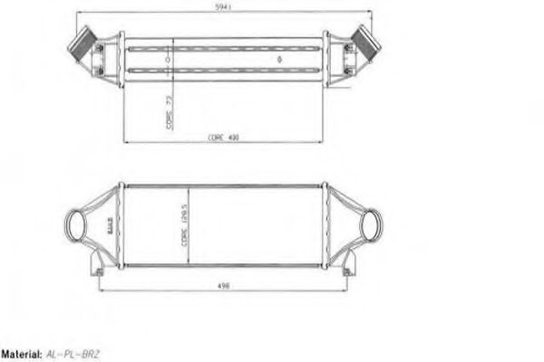 Intercooler, compresor