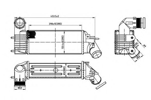 Intercooler, compresor