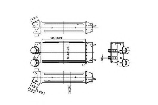 Intercooler, compresor