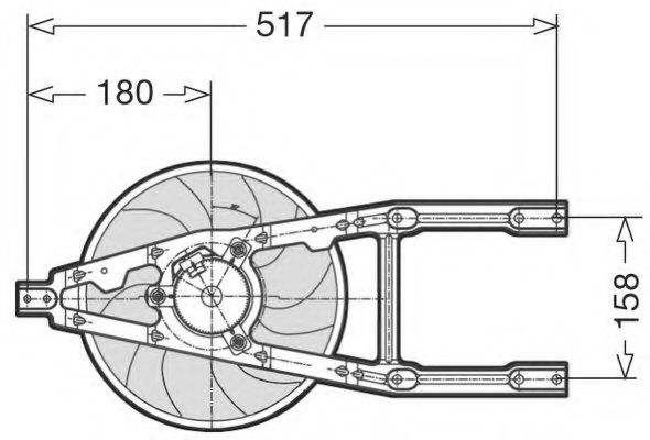 Ventilator, radiator