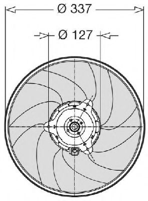 Ventilator, radiator