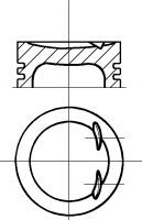 87-109107-10 Piston NÜRAL 
