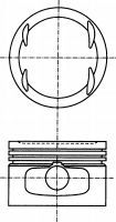 87-116100-00 Piston NÜRAL 