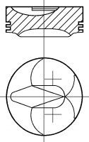 87-287107-30 Piston NÜRAL 