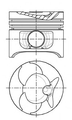 87-743107-10 Piston NÜRAL 
