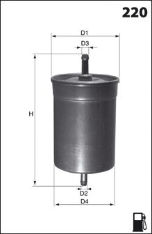 ELE3567 filtru combustibil MECAFILTER 