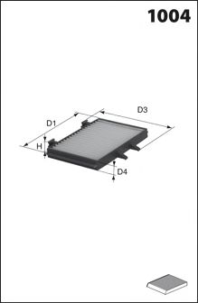 Filtru, aer habitaclu