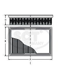 SB 2196 Filtru aer SCT Germany 
