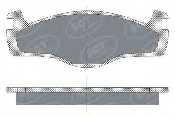 set placute frana,frana disc 2