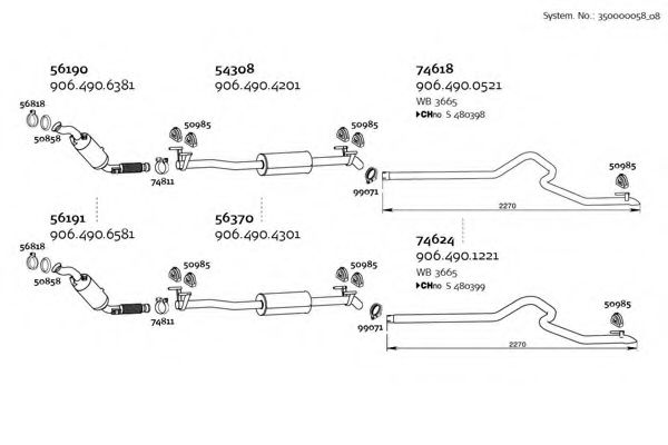 350000058_08 Sistem de esapament DINEX 