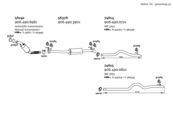 350000059_05 Sistem de esapament DINEX 