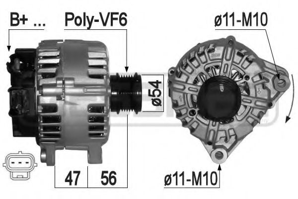 209313 Generator / Alternator ERA 