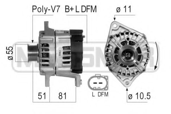 210818 Generator / Alternator ERA 