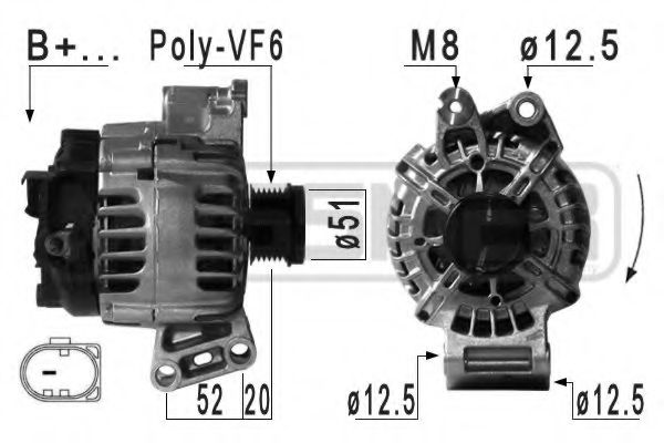 210964 Generator / Alternator ERA 