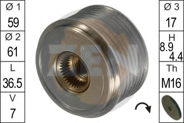 Sistem roata libera, generator