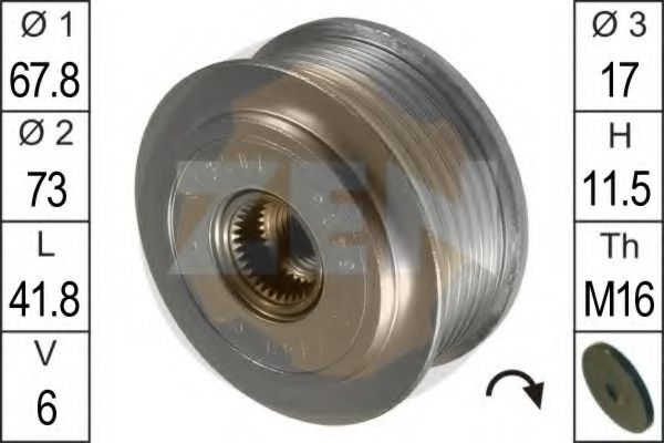 Sistem roata libera, generator