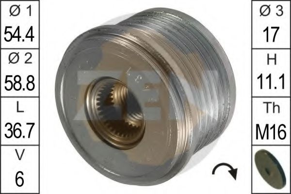 Sistem roata libera, generator