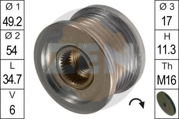 Sistem roata libera, generator