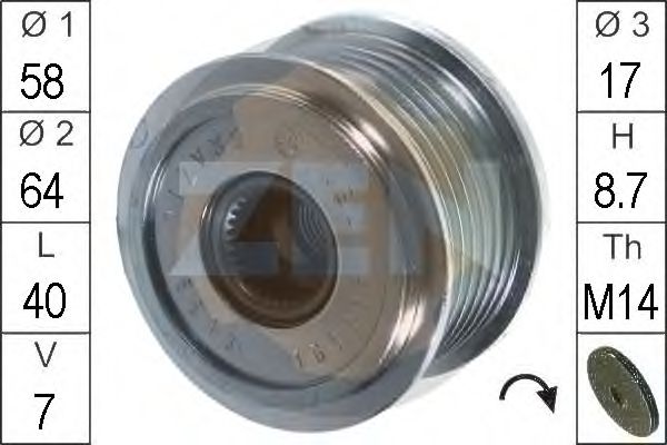 Sistem roata libera, generator