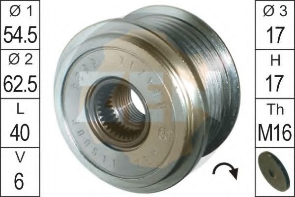 Sistem roata libera, generator