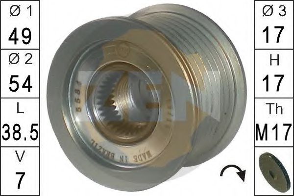 Sistem roata libera, generator
