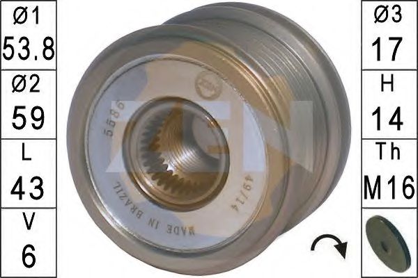 219144 Sistem roata libera, generator ERA 