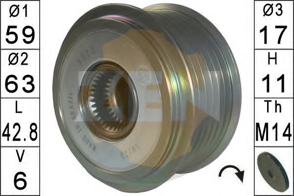 Sistem roata libera, generator