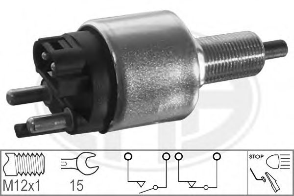 Comutator lumini frana