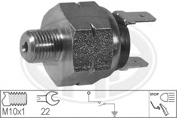 Comutator lumini frana