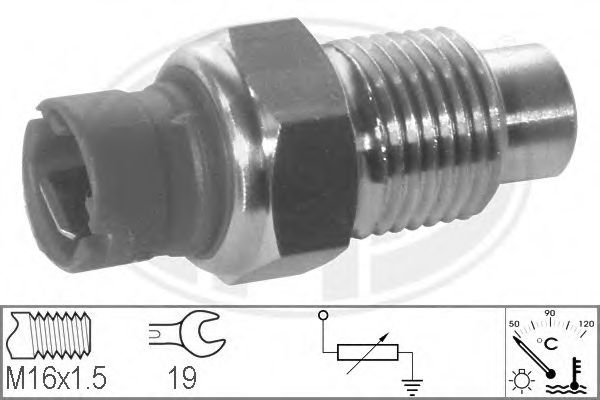 330082 senzor,temperatura lichid de racire ERA 