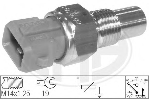 330109 senzor,temperatura lichid de racire ERA 