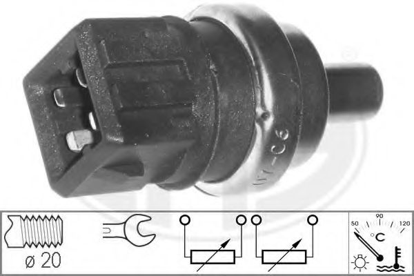 330500 senzor,temperatura lichid de racire ERA 