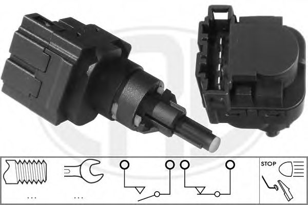 330503 Comutator lumini frana ERA 