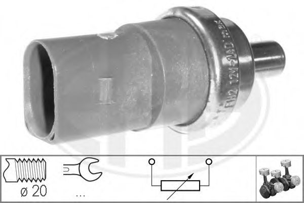 330546 senzor,temperatura lichid de racire ERA 