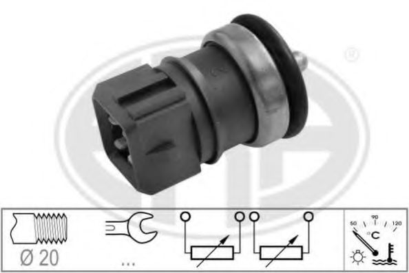 330692 senzor,temperatura lichid de racire ERA 