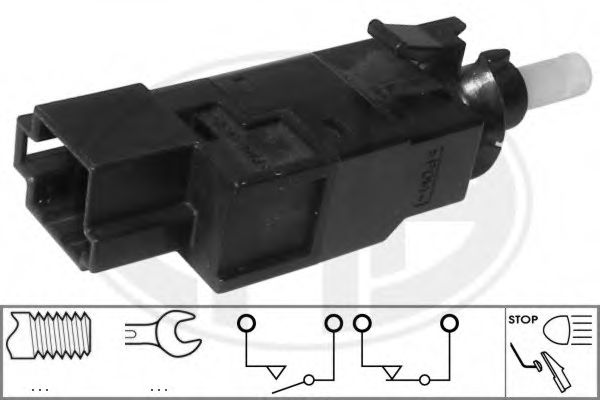 Comutator lumini frana