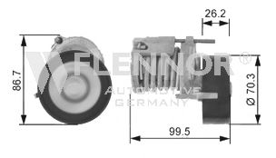 FA20904 intinzator,curea transmisie FLENNOR 