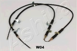 131-0W-W04 Cablu, frana de parcare ASHIKA 