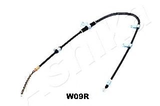 131-0W-W09R Cablu, frana de parcare ASHIKA 