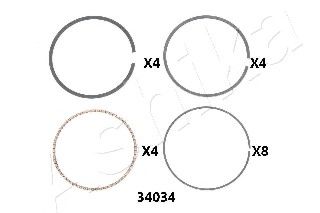34-34034 Segment piston ASHIKA 
