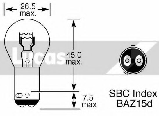 Bec, lampa frana 2