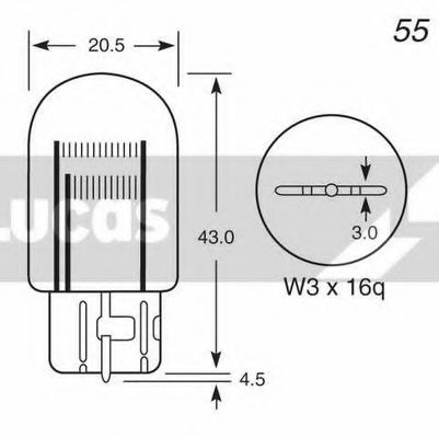 Bec, lampa frana 2