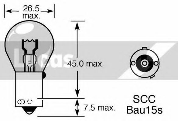 LLB581 Bec, semnalizator LUCAS ELECTRICAL 
