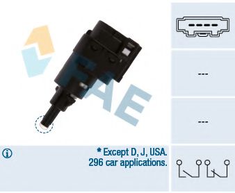 24763 Comutator lumini frana FAE 