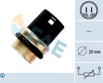33610 senzor,temperatura lichid de racire FAE 