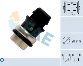 33650 senzor,temperatura lichid de racire FAE 